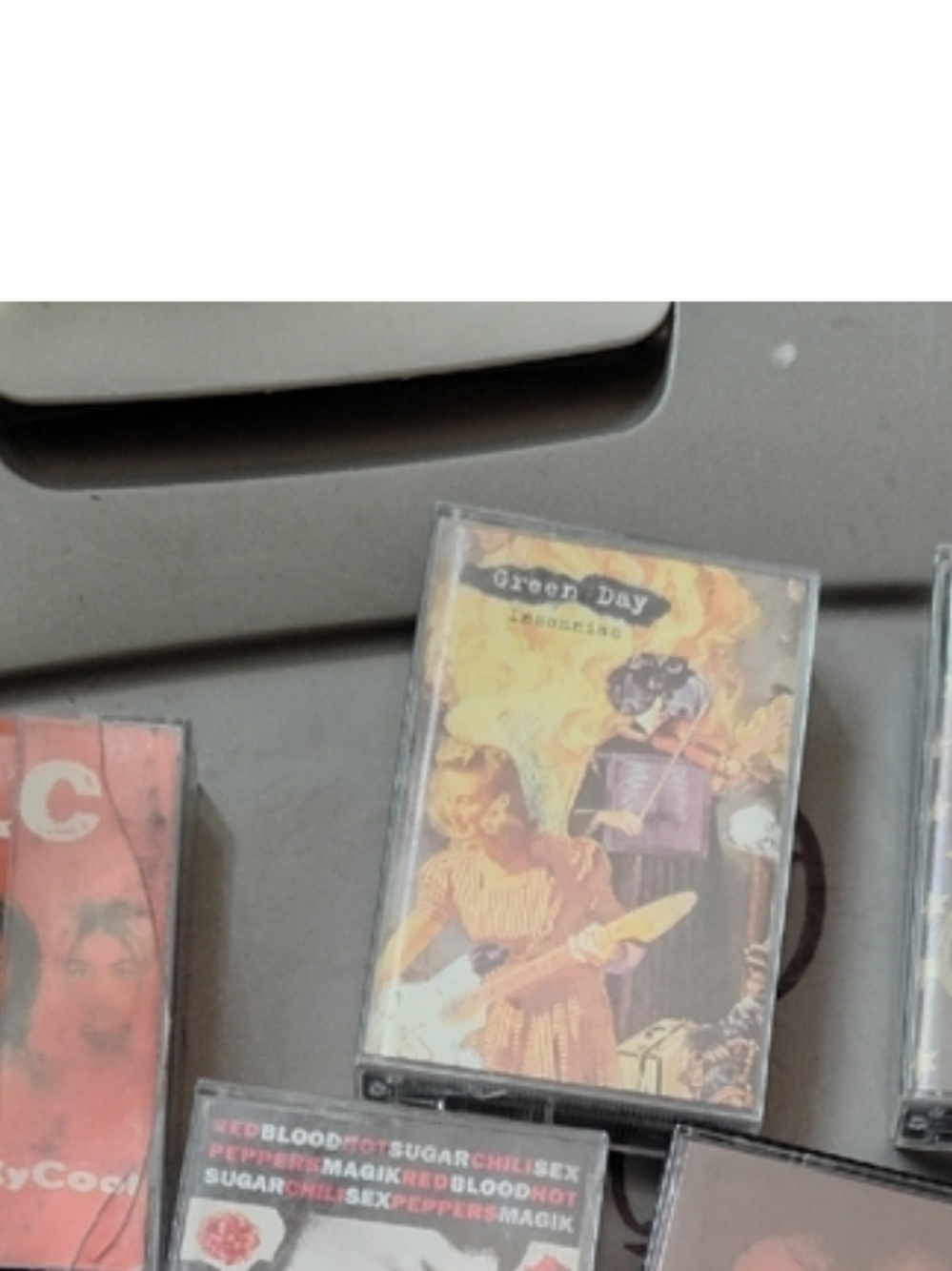 Green Day "Insomniac" Cassette Tape - Yellow/Orange Artwork And TLC